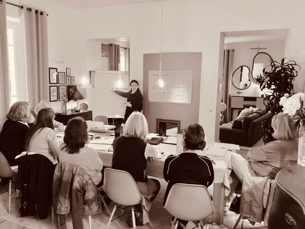 Élèves formation Feng Shui Chema